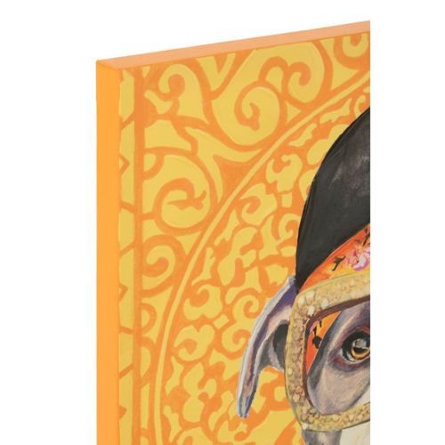 Toile Déco Chien "popart" 75x100cm Multicolore