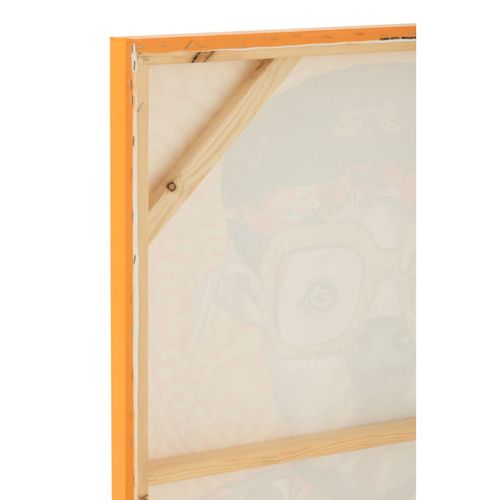 Toile Déco Chien "popart" 75x100cm Multicolore