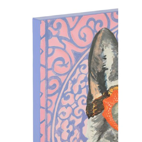 Toile Déco Chat "popart" 75x100cm Multicolore