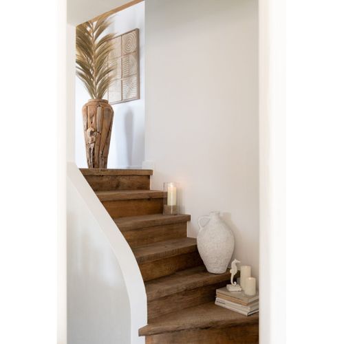 Vase Déco En Teck "scot" 92cm Naturel