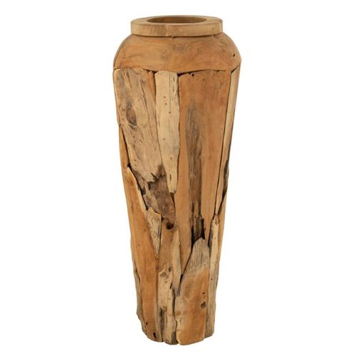 Vase Déco En Teck "scot" 113cm Naturel