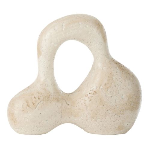 Objet Déco En Céramique "olina" 22cm Crème