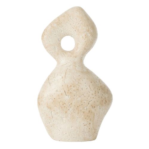 Objet Déco En Céramique "olina" 34cm Crème