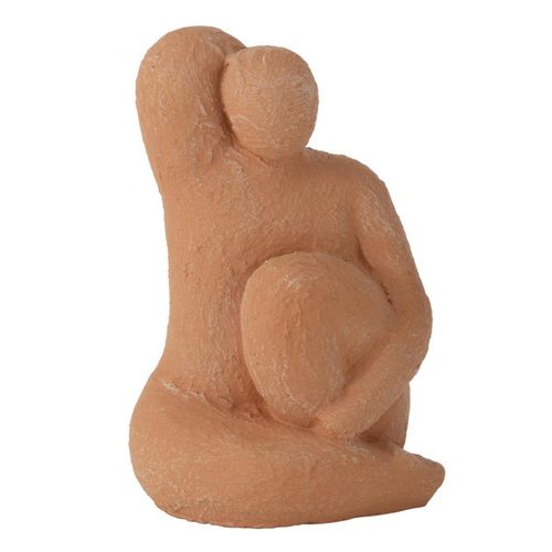 Statuette Déco En Ciment "venus" 26cm Terracotta