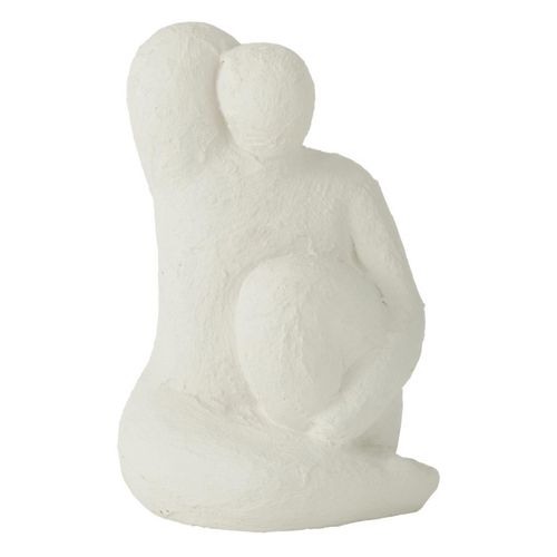 Statuette Déco En Ciment "venus" 26cm Blanc