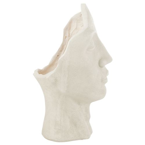 Cache-pot En Argile "david" 70cm Blanc