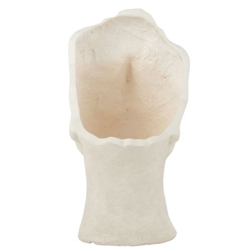 Cache-pot En Argile "david" 70cm Blanc