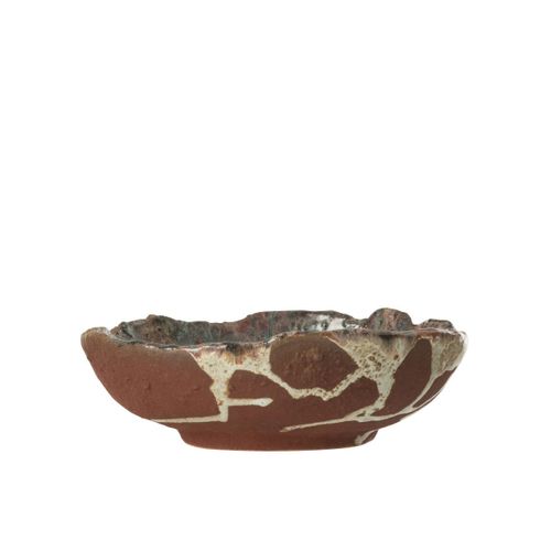 Coupelle Déco En Céramique "naga" 20cm Rouille