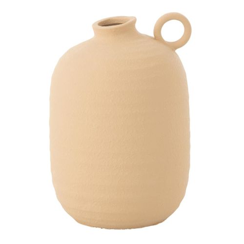 Vase Étroit En Argile "cassia" 27cm Beige
