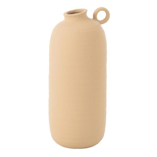 Vase Étroit En Argile "cassia" 38cm Beige