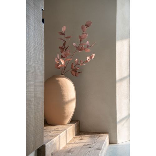 Vase Déco En Argile "cassia" 54cm Beige