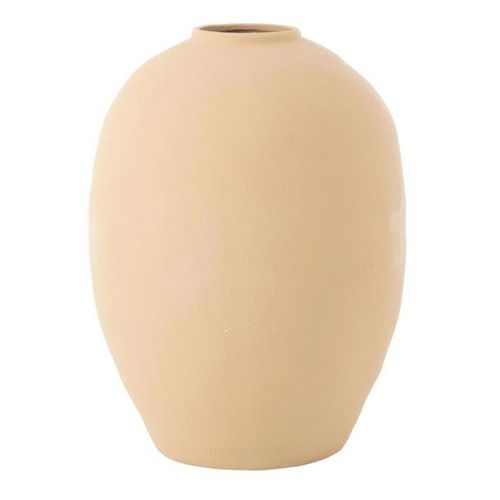 Vase Déco En Argile "cassia" 54cm Beige