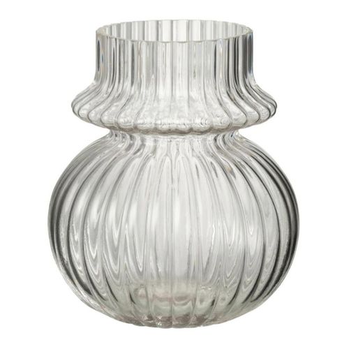Vase Design En Verre "kano" 20cm Transparent