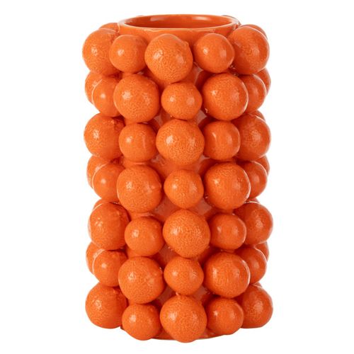 Vase Déco En Céramique "orange" 26cm Orange