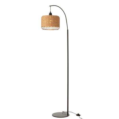 Lampadaire Lanterne En Métal "eldon" 168cm Naturel