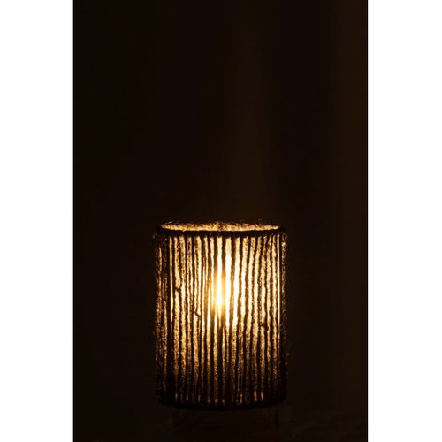 Lampe à Poser Cylindrique à LED "roslyn" 16cm Noir
