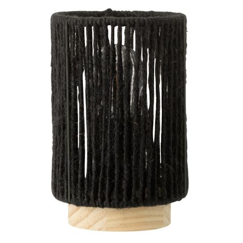 Lampe à Poser Cylindrique à LED "roslyn" 16cm Noir