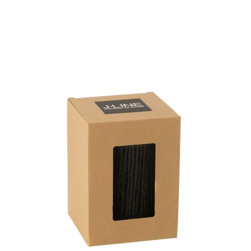 Lampe à Poser Cylindrique à LED "roslyn" 16cm Noir