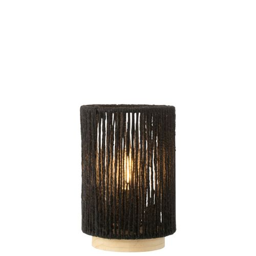 Lampe à Poser Cylindrique à LED "roslyn" 20cm Noir