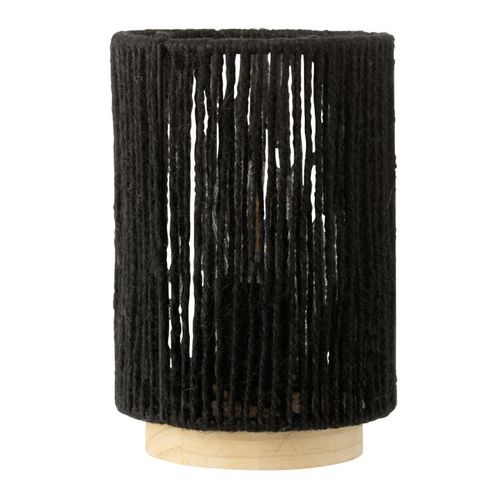 Lampe à Poser Cylindrique à LED "roslyn" 20cm Noir