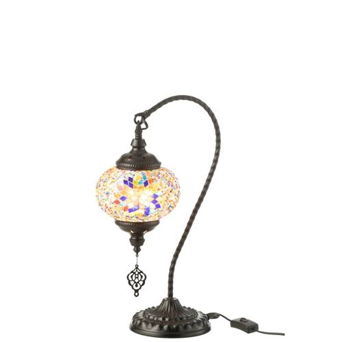 Lampe à Poser Mosaïque Design "neal" 44cm Multicolore