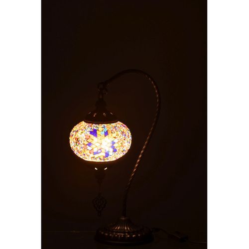 Lampe à Poser Mosaïque Design "neal" 44cm Multicolore