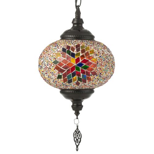 Lampe Suspension Mosaïque "neal" 18cm Multicolore