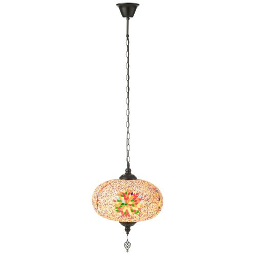 Lampe Suspension Mosaïque "neal" 30cm Multicolore