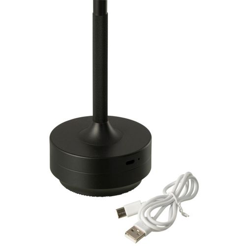 Lampe à Poser Tactile Rechargeable - 13x13x28 Cm - Noir