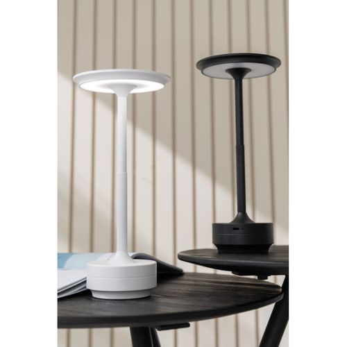 Lampe à Poser Tactile Rechargeable - 13x13x28 Cm - Noir