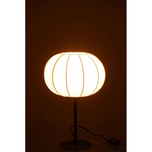 Lampe Sur Pied Forme Lanterne - 25x25x38 Cm - Blanc