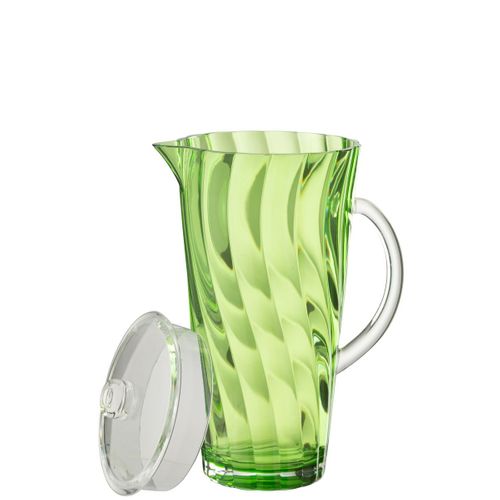 Carafe Réutilisable "vague" 2,32l Vert Foncé