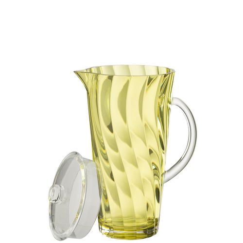 Carafe Réutilisable "vague" 2,32l Jaune