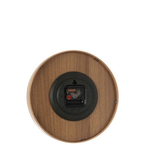 Horloge Murale En Bois "marion" 30cm Marron