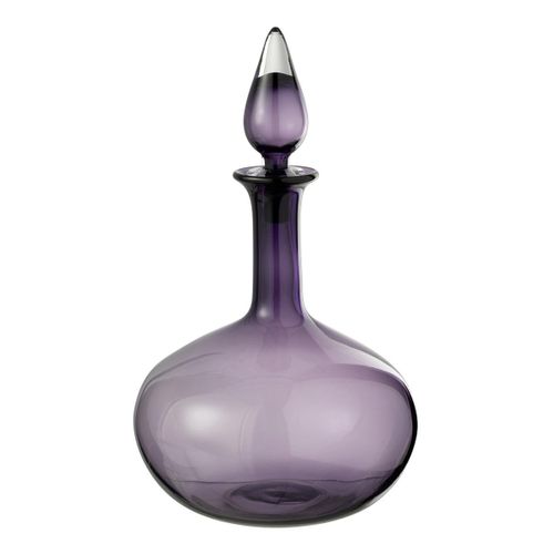 Vase Bouchon En Verre "herschel" 33cm Mauve