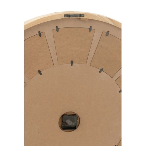 Horloge Murale 12 Photos "beautiful" 80cm Naturel