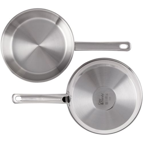 Poele - Daily - Acier Inoxydable - Ø20 Cm - Tous Feux Dont Induction