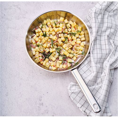 Poele - Daily - Acier Inoxydable - Ø24 Cm - Tous Feux Dont Induction