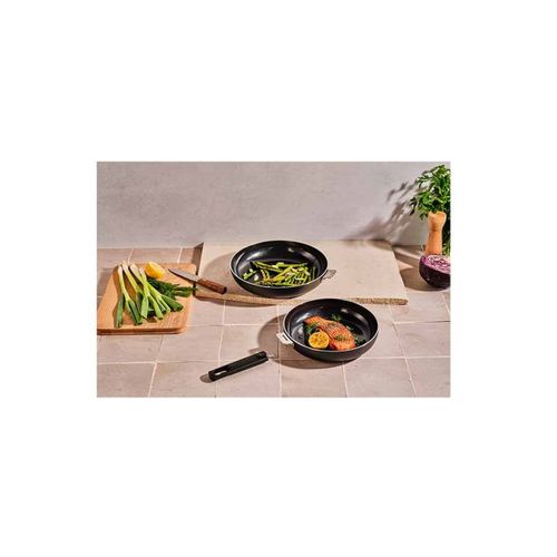 Lot De 2 Poêles Aluminium 24/28cm Avec Poignée - 5189003