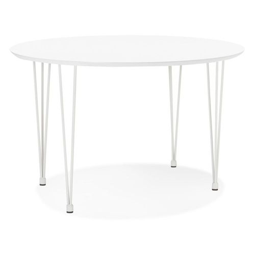 Table De Repas Extensible "babao" 120-220cm Blanc