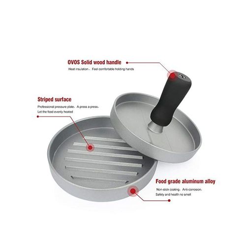 Presse à Burger Avec Poignée En Bois  Hg8104