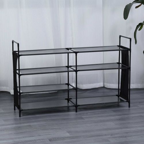Etagère à Chaussure à 7 Niveaux Noir  Hg03312-blk