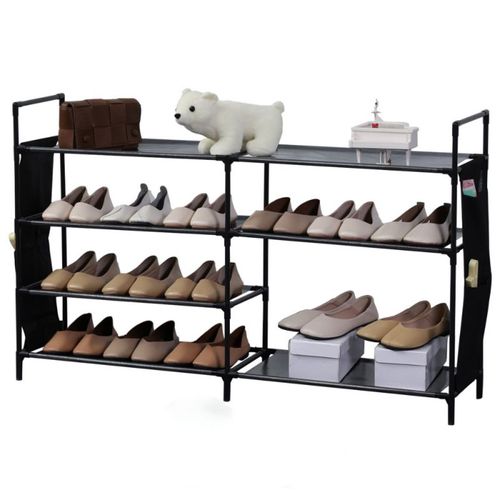 Etagère à Chaussure à 7 Niveaux Noir  Hg03312-blk