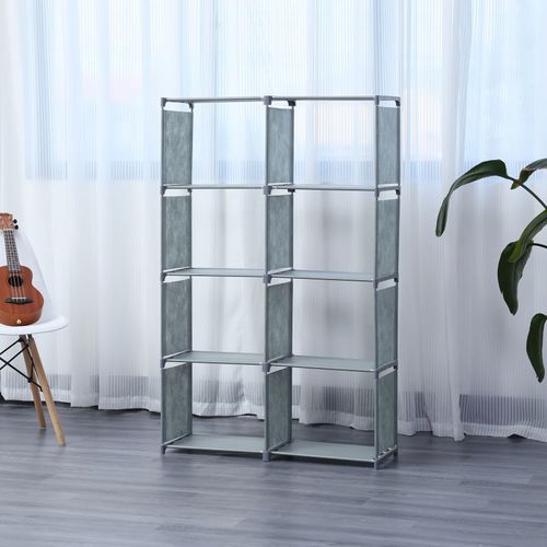 Etagère De Rangement à 8 Niveaux Gris  Hg03343-gry