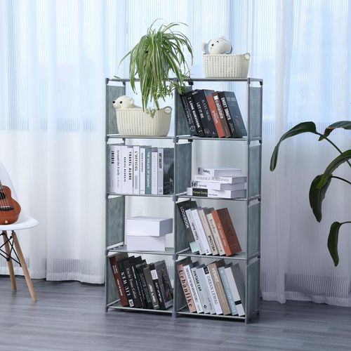 Etagère De Rangement à 8 Niveaux Gris  Hg03343-gry