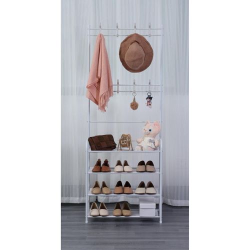 Porte-manteaux D'entrée Avec Étagère à Chaussure  Hg03367