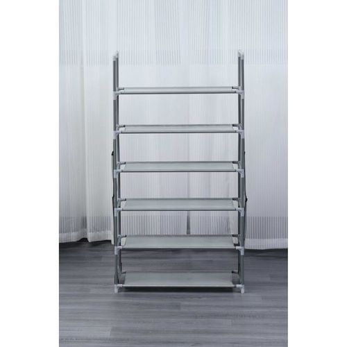 Etagère à Chaussure à 6 Niveaux Gris  Hg03602-gry