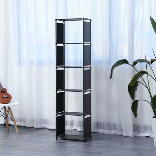 Etagère De Rangement à 5 Niveaux Gris - Hg03619-blk