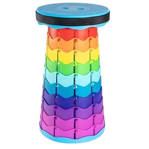 Chaise Télescopique Pliable Et Réglable Multicolor  Hg04067