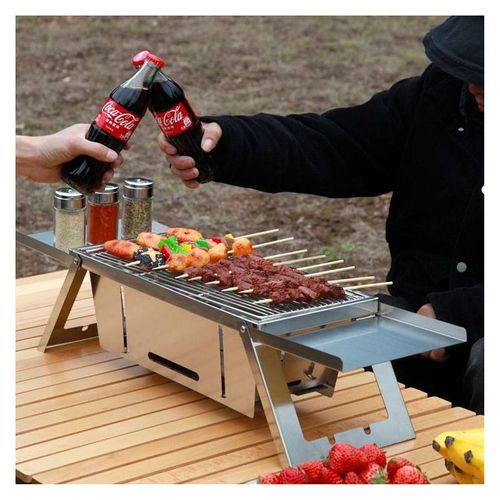 Barbecue Pliable En Acier Inoxydable  Hg04159